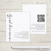 BUDGET Calligrafie QR Code Weddenschappen Evening 