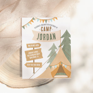 Budget Campaign Theme Outdoor Boy Birthday Party