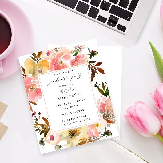 Budget Candy Roze & Gele Bloemengraduatiefeest