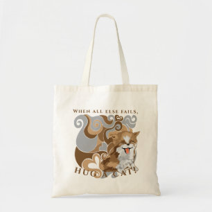 Budget Canvas tas Hug a cat FURRY Kitten