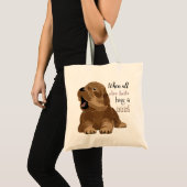 Budget Canvas tas "Hug a dog" (Voorkant (product))