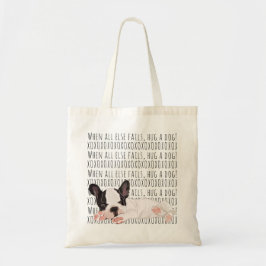 Budget Canvas tas Hug een hond FURRY Puppy