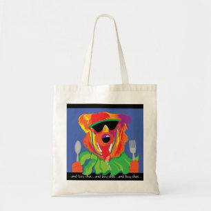 Budget Canvas tas "Hungry Dog"