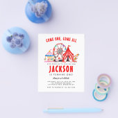 Budget Carnaval Circus Kom Maar Even Naar Ons Verj Flyer (Enkel)