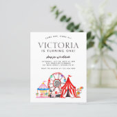 Budget Carnival Circus Festival Party Kind Birthda (Staand voorkant)