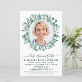Budget Celebration Life Eucalyptus Photo Funeral (Staand voorkant)