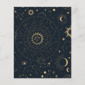 Budget Celestial Sun Moon Bride voor advies brochu Flyer (Achterkant)