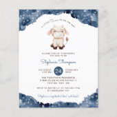 Budget Celestial Taurus Baby shower Invitation (Voorkant)
