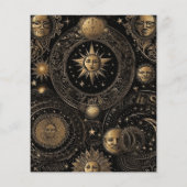 Budget Celestial Zwart Goud Bruiloft (Achterkant)