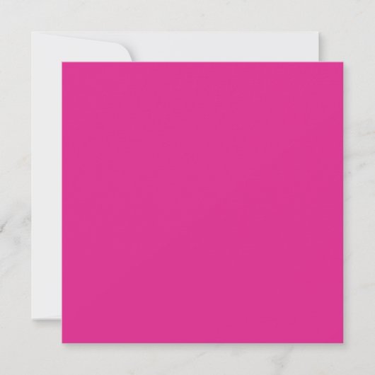 BUDGET CERISE ROZE MODERNE TROUWSTIJL KAART (Voorkant)