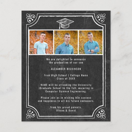 BUDGET Chalkboard 3 Foto AFSTUDEERDER Crawfish Inv (Achterkant)