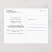 Budget Chalkboard 3 Foto Afstuderen Uitnodiging (Achterkant)