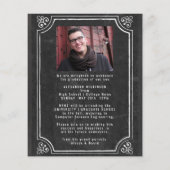 BUDGET Chalkboard Afstudeerder BBQ Party Photo Uit Flyer (Achterkant)