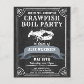 BUDGET Chalkboard AFSTUDEERDER Crawfish Boil Uitno (Voorkant)