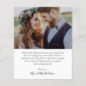 Budget Chalkboard Collage Weddenschap Hartelijk da (Achterkant)