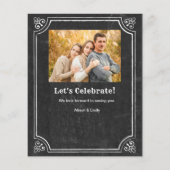 BUDGET Chalkboard Vaderdag BBQ Party nodigt uit (Achterkant)