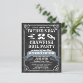 BUDGET Chalkboard Vaderdag Crawfish Innodiging (Staand voorkant)