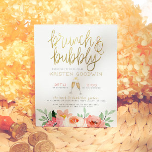 Budget Champagne Heart Gold Brunch & Bubble Bridal