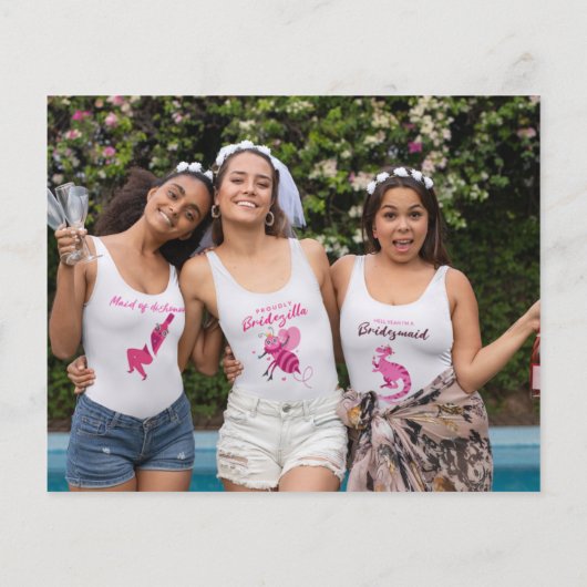 Budget Champagne Script Zwarte Bruiloft Dankjewel (Achterkant)