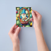 Budget Charmant Gnome & Basket Easter Egg Hunt Flyer (Hand)