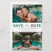 Budget Cheap Cut Paper Effect Weduwfotoscript (Voorkant / Achterkant)