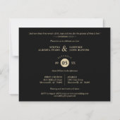 Budget Cheap Minimalist Fancy Photo Golden Effect (Achterkant)