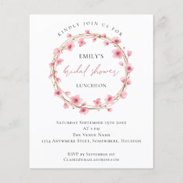 Budget Cherry Blossom Bridal Shower