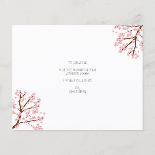 Budget Cherry Blossom Sakura Tree We hebben verhui (Achterkant)