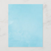 Budget Cherry Blossom Wedding Uitnodiging Flyer (Achterkant)