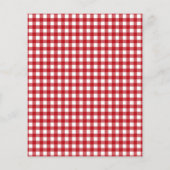 Budget Cherry Op Top Red Cherry Baby shower Uitnod (Achterkant)