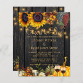 Budget Ches to Love verloving party-uitnodiging (Voorkant / Achterkant)