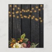 Budget Ches to Love verloving party-uitnodiging (Achterkant)