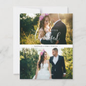 Budget Chic 2 Photos Collage Hand Lettered  (Voorkant)