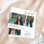 Budget Chic 5 multi-foto Afstuderen Flyer<br><div class="desc">******* MATTE PAPIER IS THIN. UPGRADE VOOR EEN THICKERPAPIER. GEEN ENVELOPEN. VOOR HET VOORRADEN VAN DE KAART, DE KAARTEN VAN DE THICKER, CONTROLEER DE VERBINDING HIERONDER. KAART STOCK, THICKER KAARTEN HEBBEN EEN OPTIE VOOR BEELDSCHERMEN OF OMVAT HEN******* Bespaar geld op kaarten met een papierfilter. Deel de vreugde van uw afstuderen...</div>