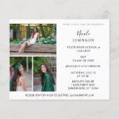 Budget Chic 5 multi-foto Afstuderen Flyer (Achterkant)