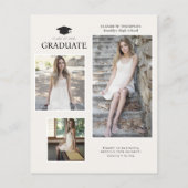 Budget Chic AFSTUDEREN Aankondiging Afstuderen fot (Achterkant)