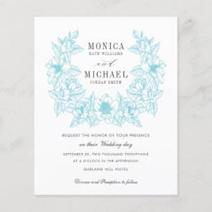 BUDGET Chic AQUA Magnolia Wreath Weddenschap