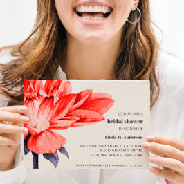 BUDGET Chic Blooming Flower Oranje Vrijgezellenfee