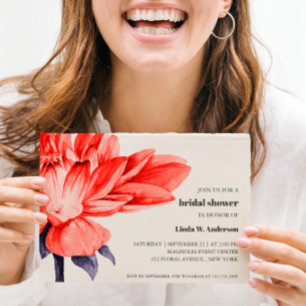 BUDGET Chic Blooming Flower Oranje Vrijgezellenfee