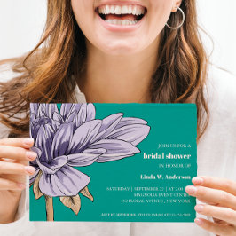 BUDGET Chic Blooming Lila Flower Vrijgezellenfeest