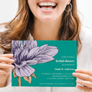 BUDGET Chic Blooming Lila Flower Vrijgezellenfeest