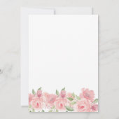 Budget Chic Coral Floral Vrijgezellenfeest spel Kaart (Achterkant)