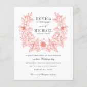 BUDGET Chic CORAL Magnolia Wreath Weddenschap (Voorkant)