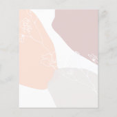 BUDGET Chic Floral Abstract Weddenschap (Achterkant)