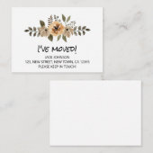 Budget & Chic Ik heb Verhuisd Aankondiging Kaart (Voorkant / Achterkant)
