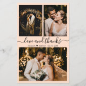 Budget Chic Photo Collage Weddenschap Hartelijk da (Voorkant)