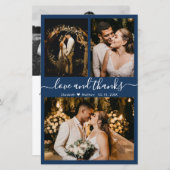 Budget Chic Photo Collage Weddenschap Hartelijk da (Voorkant / Achterkant)