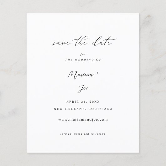 Budget Chic Photo Surprise Verti Sla de datum op (Achterkant)