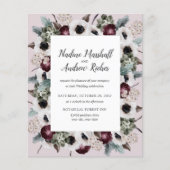 Budget Chic Plum Ivory Sage roze lijst Weddenschap (Voorkant)