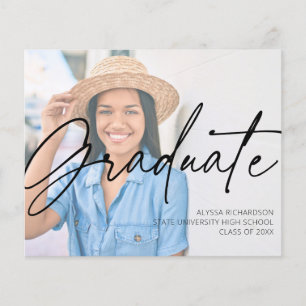 Budget Chic Script H Fotogradatie Party zwart Flyer